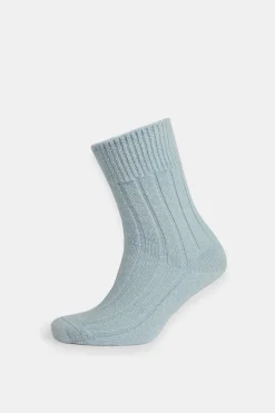Alpaca Bed Sock - Pale Blue