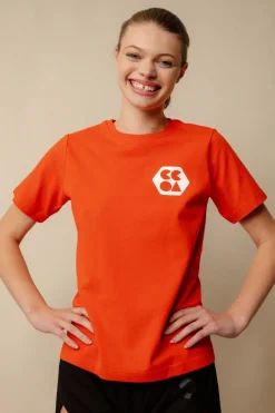 Breathable T Shirt Plastic Free - Flame Red