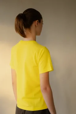 Breathable T Shirt Plastic Free - Canary Yellow