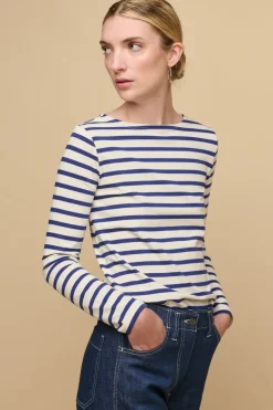 Breton - Ecru/Bright Blue