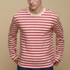 Breton  - Ecru/Flame Red