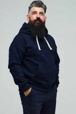 Heritage Hooded Sweatshirt - Navy
