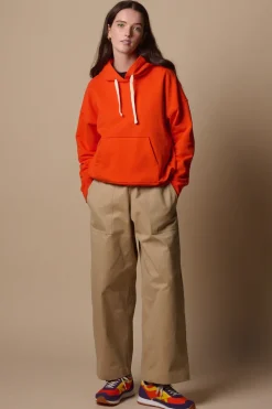 Hooded Sweatshirt - Flame Red