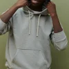 Hooded Sweatshirt - Grey Marl