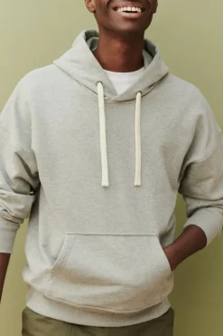 Hooded Sweatshirt - Grey Marl