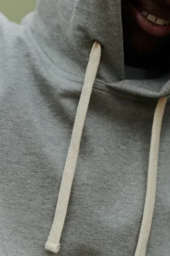Hooded Sweatshirt - Grey Marl