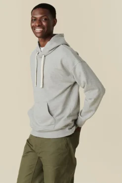 Hooded Sweatshirt - Grey Marl