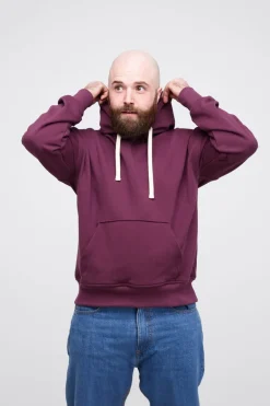 Hooded Sweatshirt - Plum