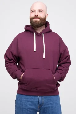 Hooded Sweatshirt - Plum