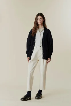 Lambswool Cardigan - Black
