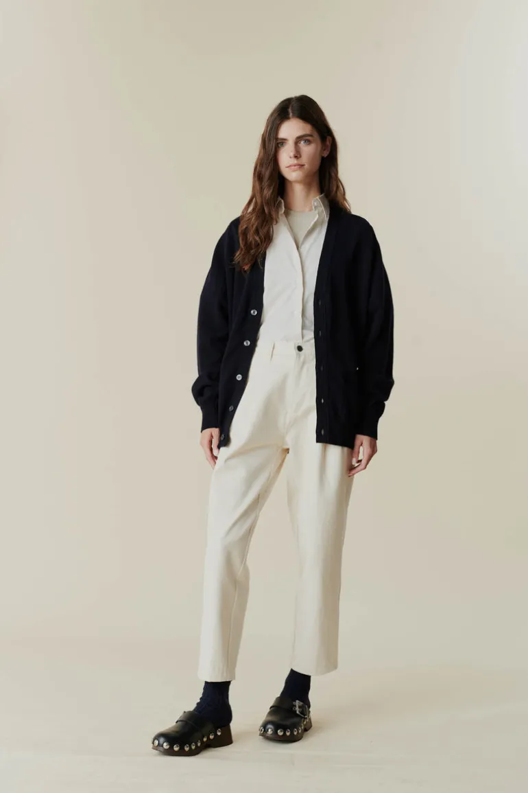Lambswool Cardigan - Black