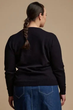Lambswool Crew Neck - Navy