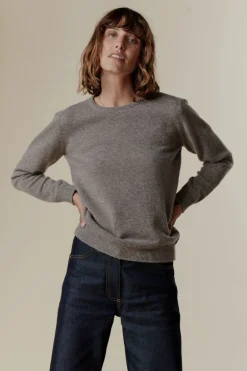 Lambswool Crew Neck - Truffle