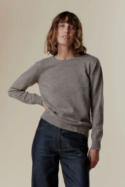 Lambswool Crew Neck - Truffle