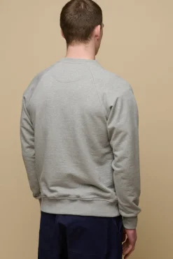 Logo Raglan Sweatshirt - Grey Marl