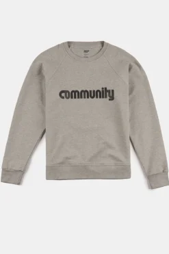 Logo Raglan Sweatshirt - Grey Marl