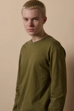 Long Sleeve T Shirt - Olive