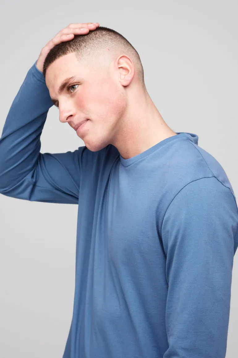 Long Sleeve T Shirt - RAF Blue