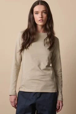 Long Sleeve T Shirt - Stone