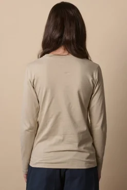Long Sleeve T Shirt - Stone
