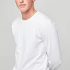 Long Sleeve T Shirt Plastic Free - White