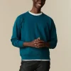Men's Raglan Sweatshirt Plastic Free - Teal
