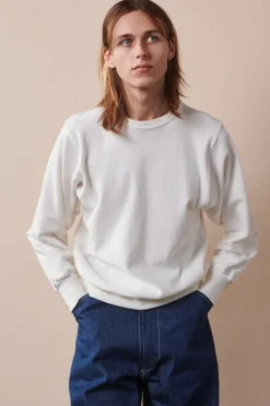 Oversized 80s Sweatshirt - Bone