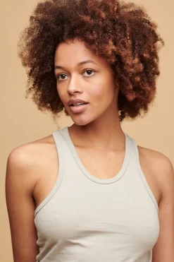 Racer Back Vest Plastic Free - Stone