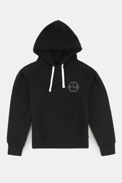 Raglan Hooded Sweatshirt Plastic Free - Black