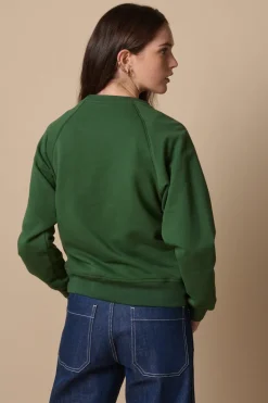 Raglan Sweatshirt - Bottle Green