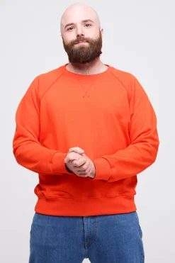Raglan Sweatshirt - Flame Red