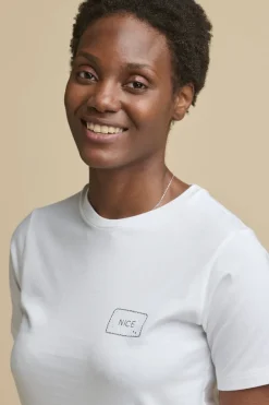 Short Sleeve Graphic T Shirt - Nice
