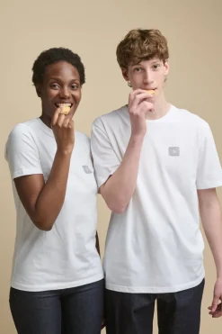 Short Sleeve Graphic T Shirt - Custard Cream
