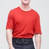 Short Sleeve T Shirt - Crimson