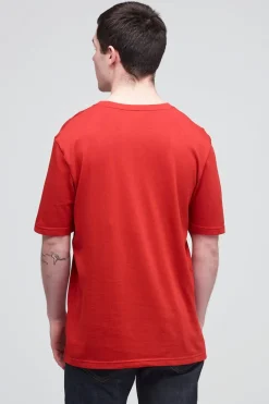 Short Sleeve T Shirt - Crimson