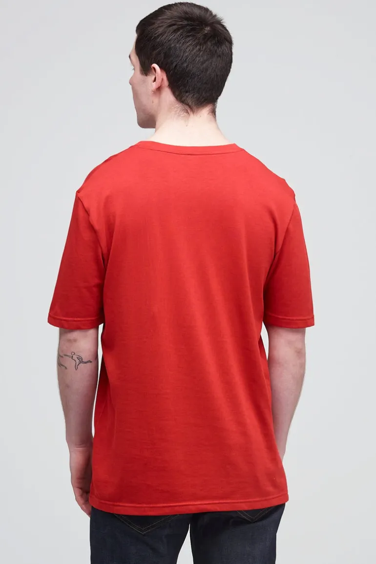Short Sleeve T Shirt - Crimson