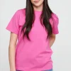 Short Sleeve T Shirt - Fuchsia Pink