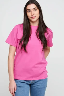 Short Sleeve T Shirt - Fuchsia Pink
