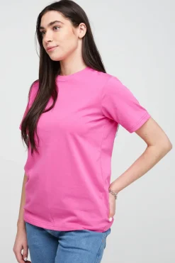 Short Sleeve T Shirt - Fuchsia Pink