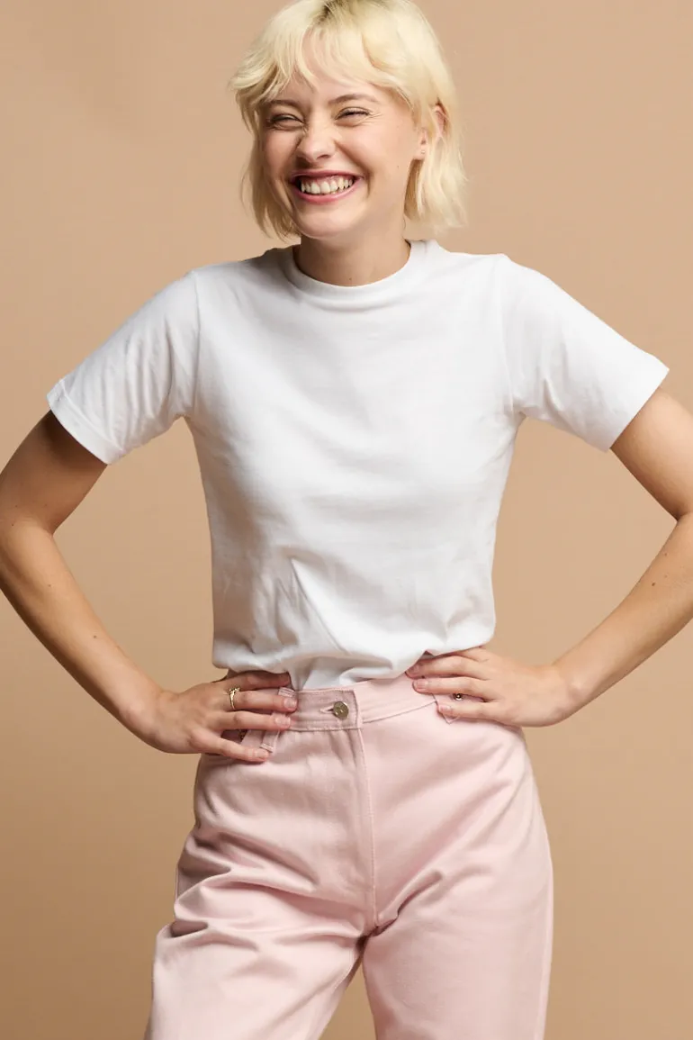 Short Sleeve T Shirt Plastic Free - White