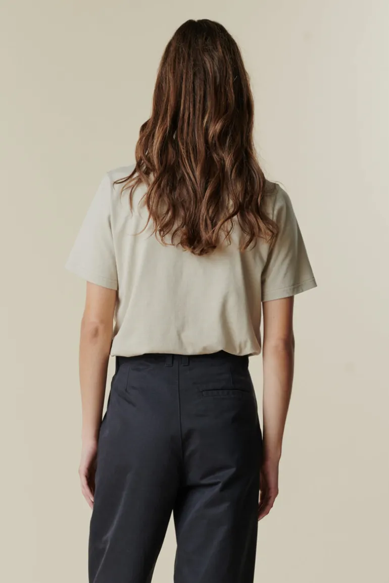 Short Sleeve T Shirt Plastic Free - Stone