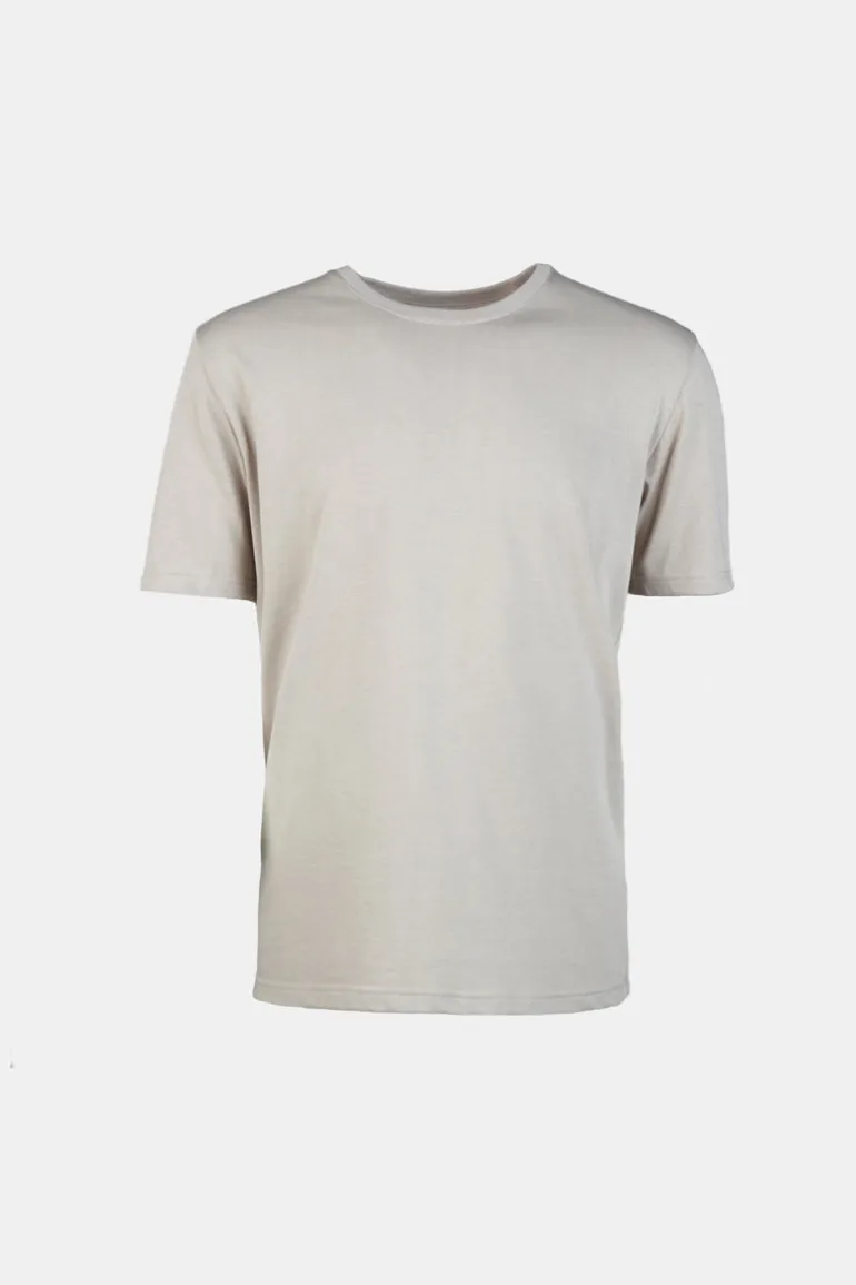 Short Sleeve T Shirt Plastic Free - Stone