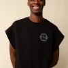 Sleeveless Sweatshirt Plastic Free - Black